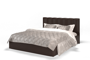 Кровать "Элен" 1600 (экокожа Лесмо brown)