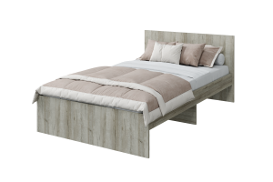 Кровать "Мона" 1200 (дуб серый)