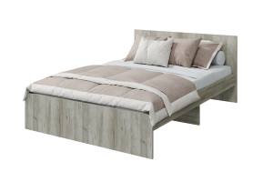 Кровать "Мона" 1400 (дуб серый)