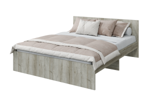 Кровать "Мона" 1600 (дуб серый)