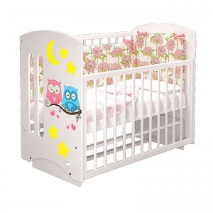 Кроватка для новорожденных "Софи 2" Совята  (белый)