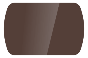 Стол обеденный "Бостон-Шоколад глянец" 900х600ов.(опора брифинг) (Шоколад,без Ф/П)