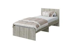 Кровать "Мона" 900 (дуб серый)