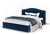 Кровать "Стелла" 1200 (Велюр Neo 27) 