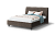 Кровать НА опоре "ХИЛТОН" 1600 (бренди лайт 29/коричневый)
