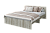 Кровать "Мона" 1600 (дуб серый)