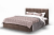 Кровать "Элен" 1600 (Велюр Рок-05 Коричневый)