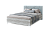 Кровать Люкс 1600 с подъемным механизмом "Лагуна" дуб серый