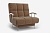 Кресло "Финка 2" (ткань  Пони 731 Светло-коричневый)