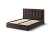 Кровать "Бэлла" 1200 (Нео 10) темно-коричневый