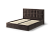 Кровать "Бэлла" 1400 (Нео 10) темно-коричневый