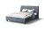 Кровать НА опоре "ХИЛТОН" 1600 (бренди лайт 28/серый)