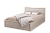 Кровать "Верона" для спальной, 1600, без основания, (дуб атланта/экокожа бенга)