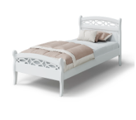 Кровать "Натали" (900) белая